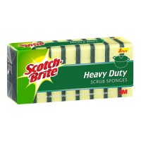 Scotch-Brite Heavy Duty Scrub Sponge, Pack of 8